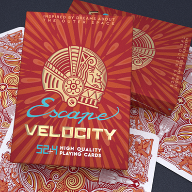 Escape Velocity (Red) Playing Cards